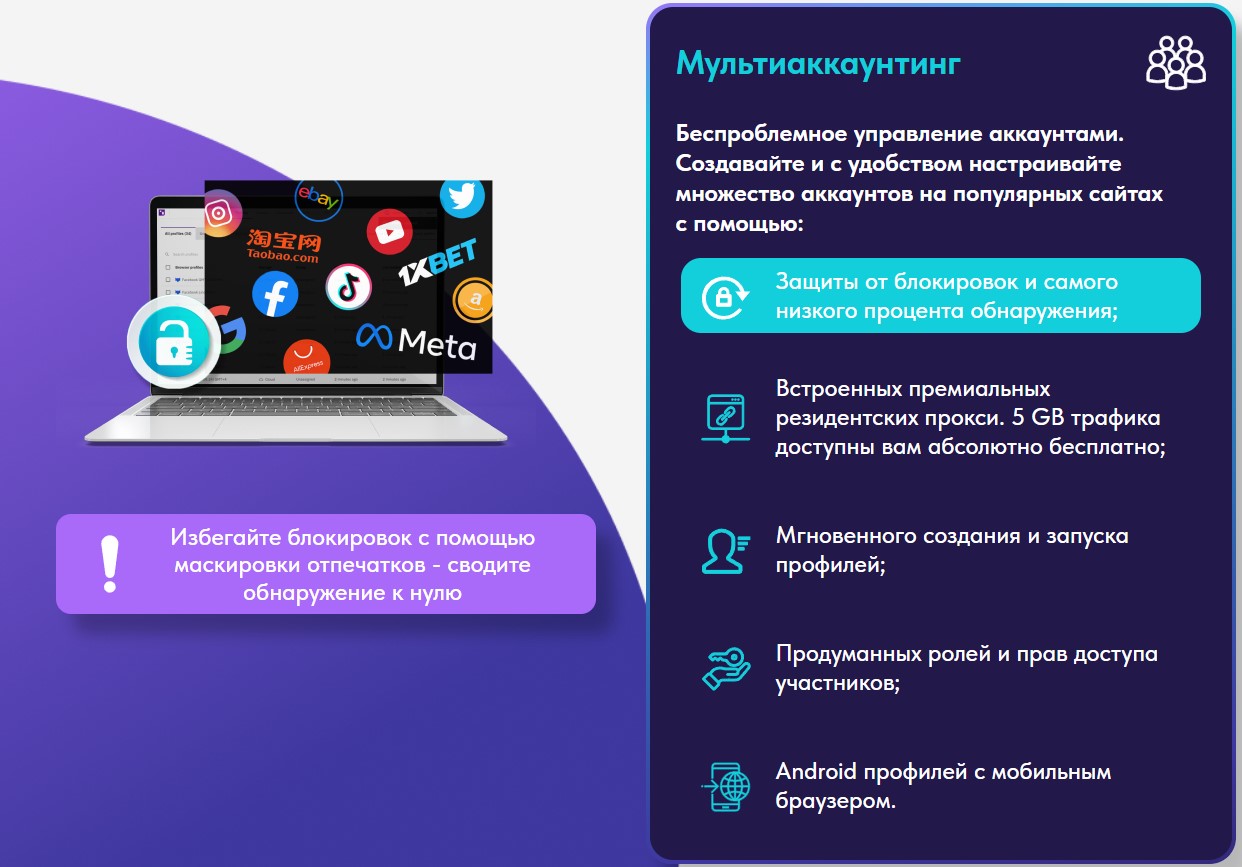 мультиаккаунты с Indigo Browser