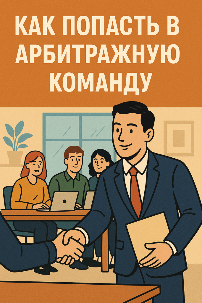 работа в арбитражной команде