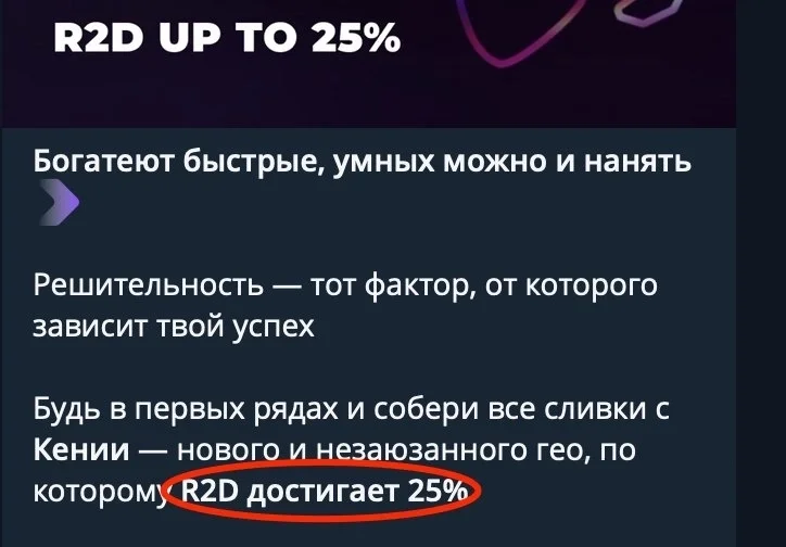 Стоимость конверсии