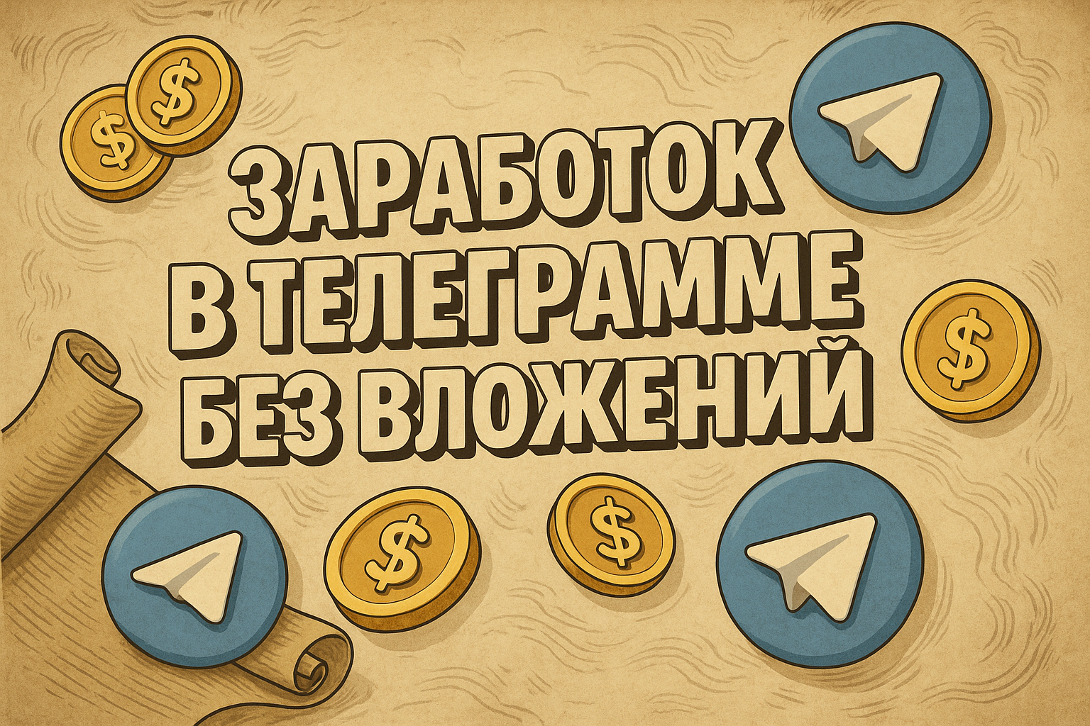 Как зарабатывать в Telegram без вложений