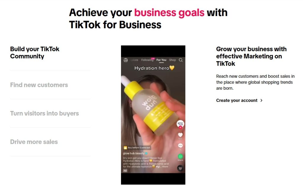 реклама в TikTok Ads