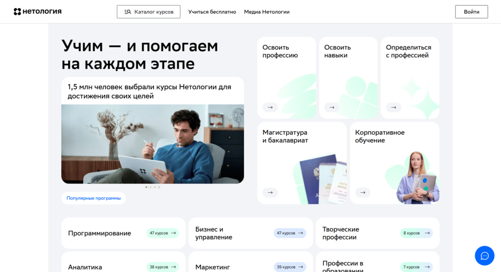 структура продающего лендинга