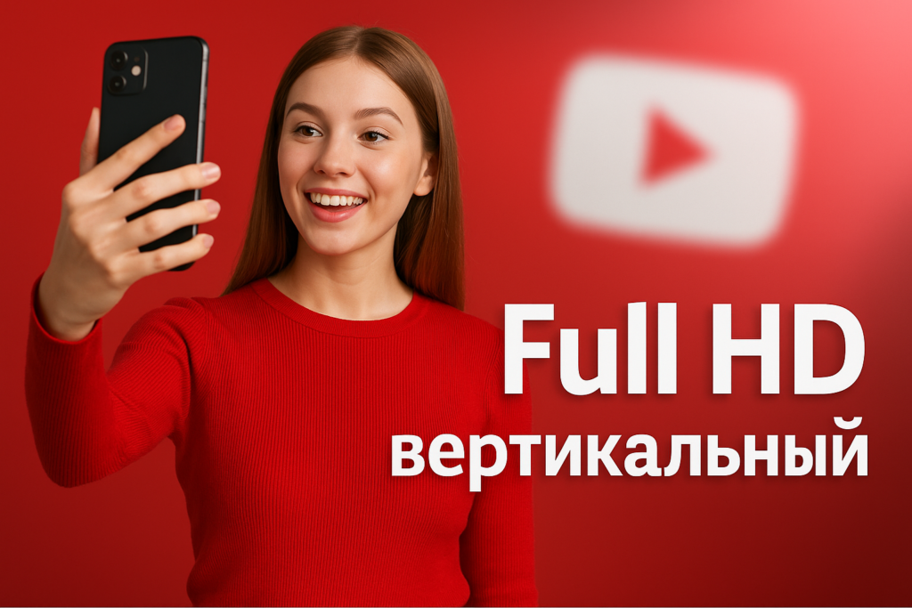 размер кадра для YouTube Shorts