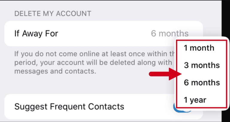 удалить telegram через веб версию