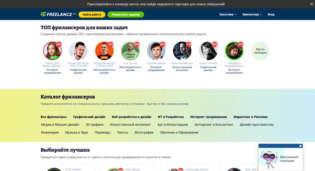 сайты для удалённой работы
