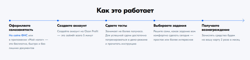 самозанятый (НПД) в Ozon Profit