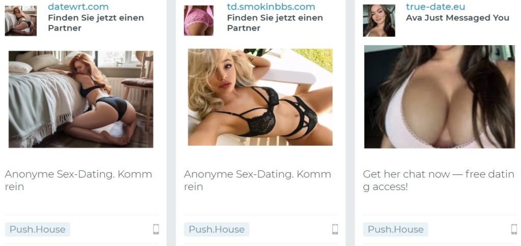 dating офферы для push трафика