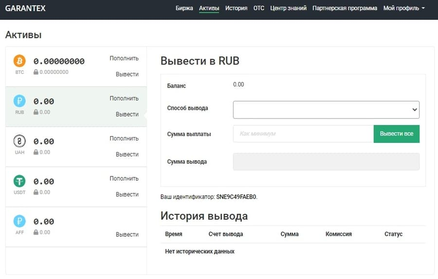 верификация Garantex