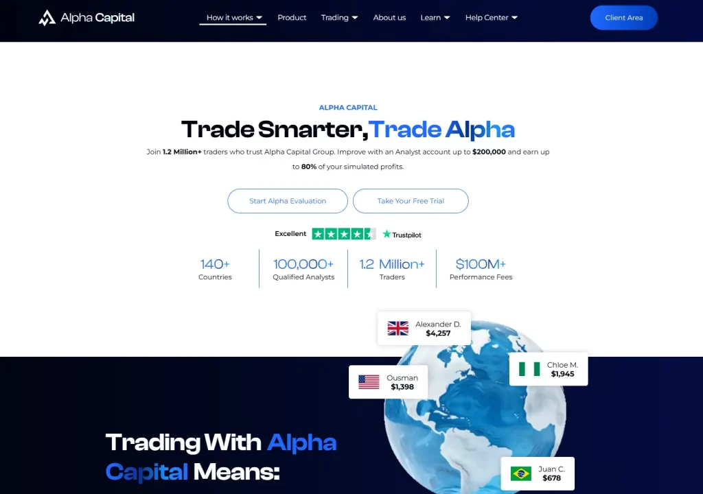 как пройти челлендж alpha capital