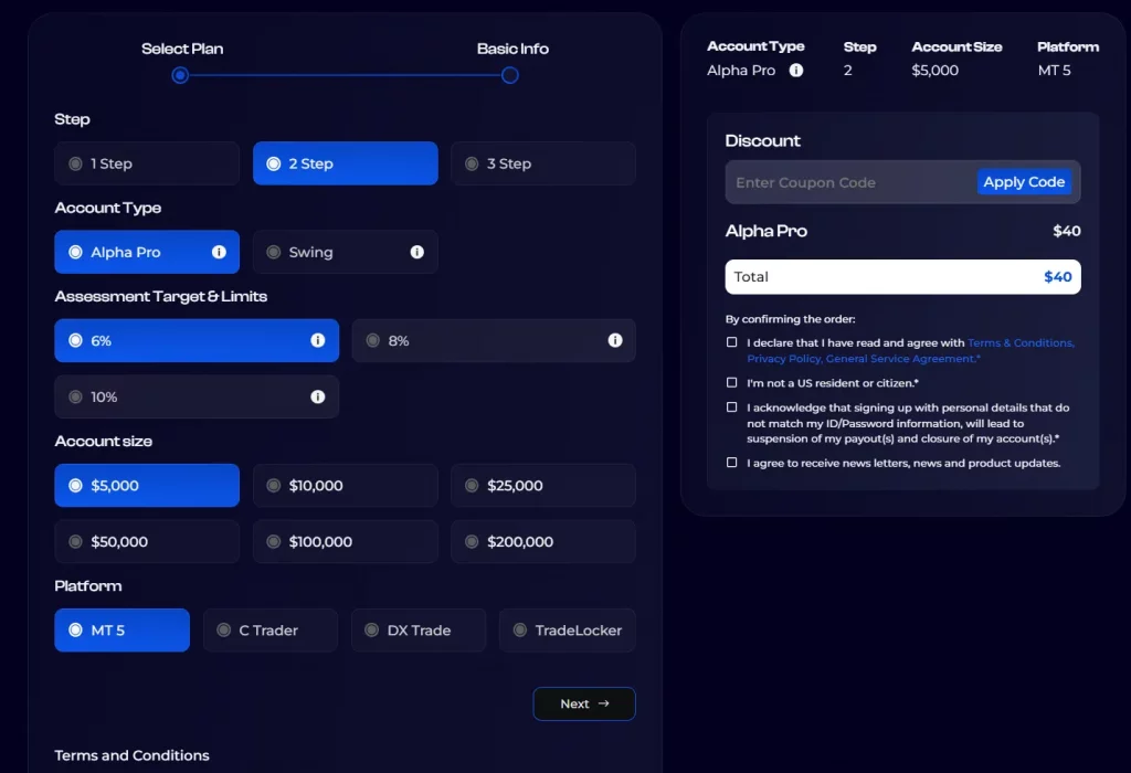 челлендж alpha capital