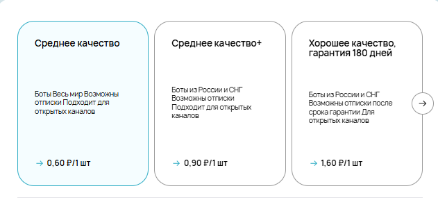 накрутка подписчиков в Телеграм канал