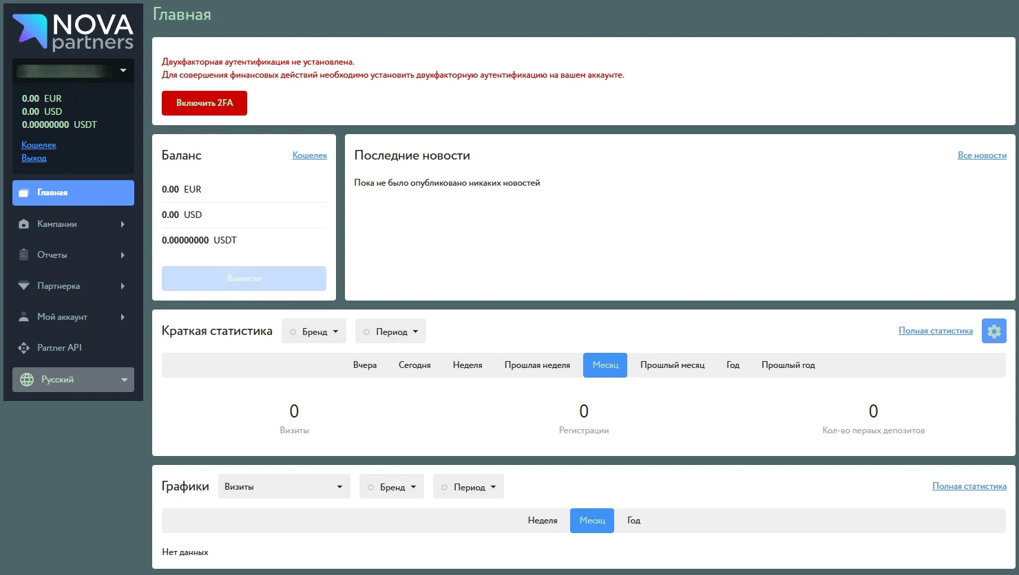 регистрация в Nova Partners