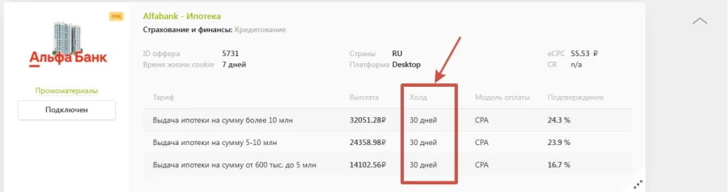 холд в арбитраже