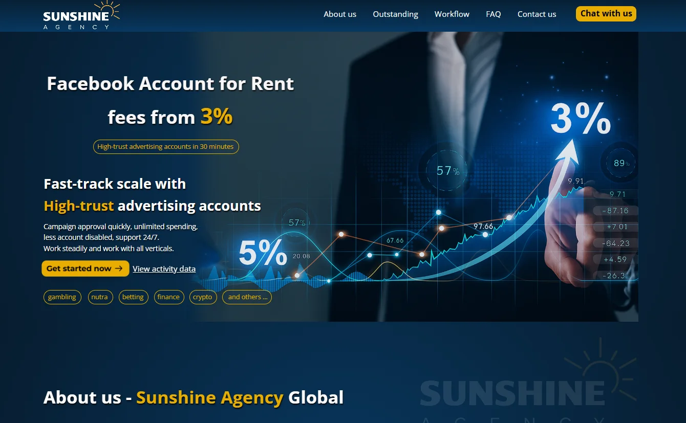 обзор сервиса с акакунтами Sunshine