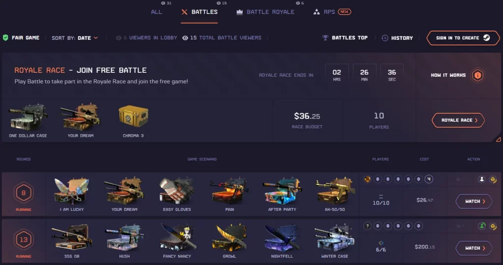 Ежедневные награды DatDrop