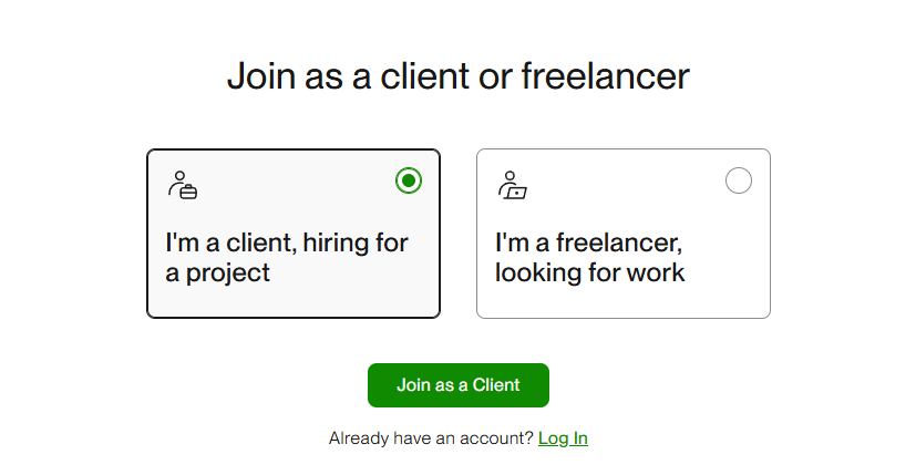 upwork как зарегистрироваться