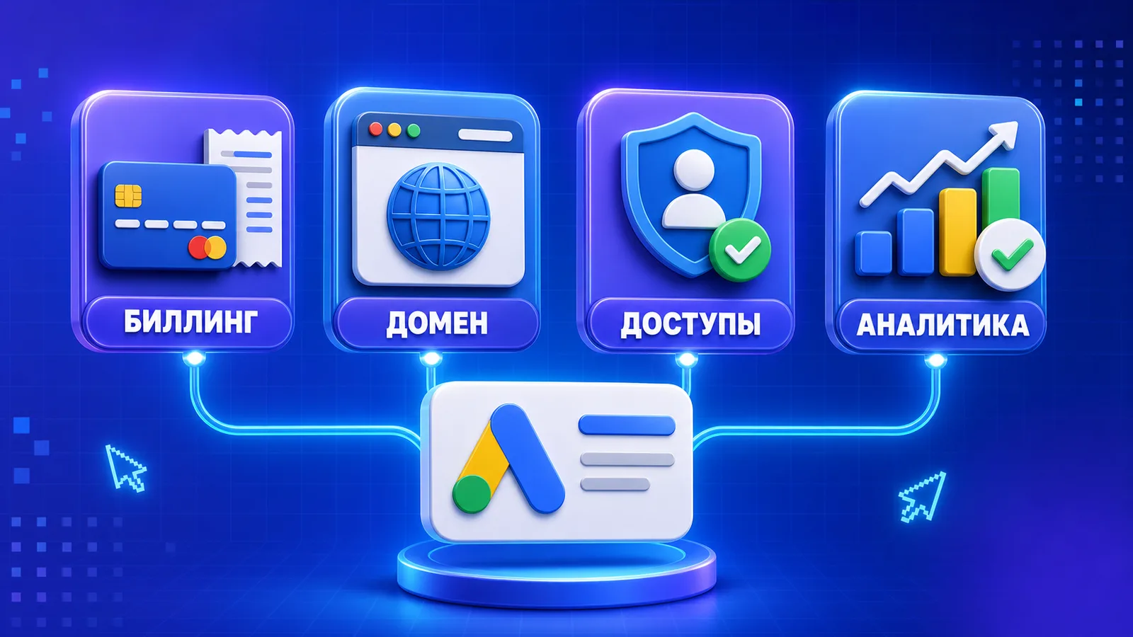 Проверка биллинга, домена, доступов и аналитики агентского аккаунта Google Ads